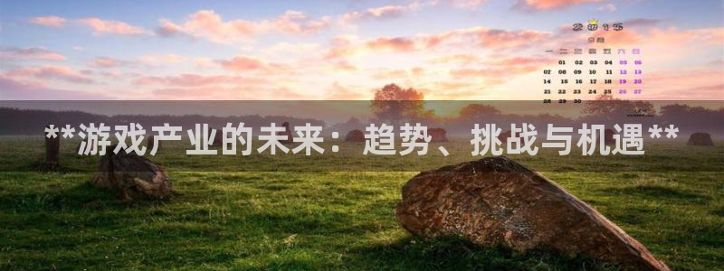 天辰平台 注册你的专属平台入口是什么：**游戏产业的未来：趋势、挑战与机遇**